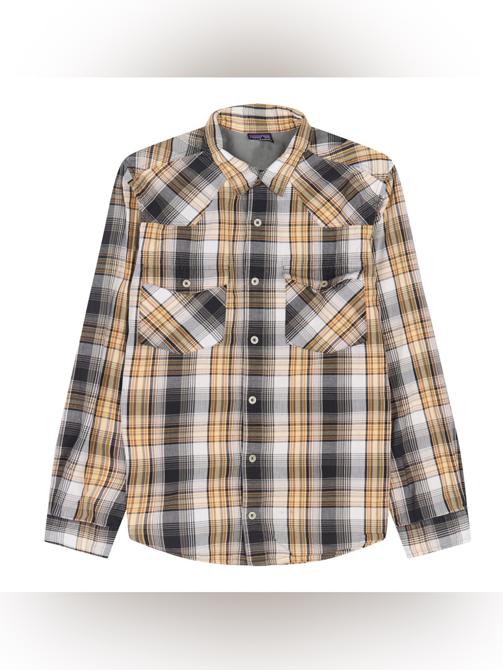 Patagonia. Long-Sleeved Good Button Down Shirt. “Narwhal Gray.” Size Large.